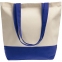Холщовая сумка Shopaholic, ярко-синяя - 1