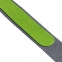 Лента для бейджа с ретрактором Devon, серая с зеленым - 7