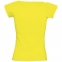 Футболка женская Melrose 150 с глубоким вырезом лимонно-желтая - 5