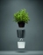 Горшок для растений Flowerpot, фарфоровый, серый - 1
