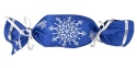 Упаковка-конфета «Снежинки», синяя, 54х18 см - 2