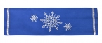 Упаковка-конфета «Снежинки», синяя, 54х18 см - 1
