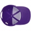 Бейсболка Bizbolka Canopy, фиолетовая с белым кантом - 5