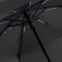 Зонт складной AOC Mini с цветными спицами, темно-синий - 1
