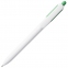 Ручка шариковая Bolide, белая с зеленым - 2