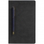 Блокнот Magnet Gold с ручкой, черно-синий - 1