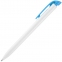 Ручка шариковая Favorite, белая с голубым - 1