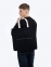 Холщовая сумка «Юношеский минимализм» с внутренним карманом, черная - 5