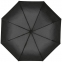 Зонт складной Hoopy с ручкой-карабином, черный - 1