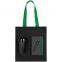 Набор Velours Bag, черный с зеленым - 1