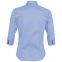 Рубашка женская с рукавом 3/4 Effect 140 голубая - 3