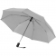 Зонт складной Manifest со светоотражающим куполом, серый - 3