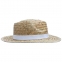 Шляпа Daydream, бежевая с белой лентой - 5