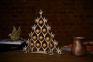 Сборная елка «Новогодний ажур», с золотистыми шариками - 2