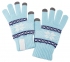 Сенсорные перчатки Snowflake, голубые - 2