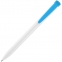 Ручка шариковая Favorite, белая с голубым - 2