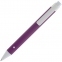 Ручка шариковая Button Up, фиолетовая с белым - 1