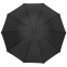 Зонт складной Silvermist, черный с серебристым - 1