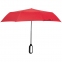 Зонт складной Hoopy с ручкой-карабином, красный - 3