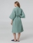 Халат вафельный женский Boho Kimono, зеленая мята - 10