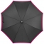 Зонт-трость Highlight, черный с розовым - 1