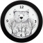Часы настенные Bear, черные - 3