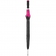 Зонт-трость Highlight, черный с розовым - 3