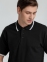 Рубашка поло мужская с контрастной отделкой Practice 270 черная - 10