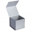 Коробка Alian, серая, 13,5х12,5х11,5 см, переплетный картон - 3
