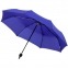 Зонт складной Clevis с ручкой-карабином, ярко-синий - 1