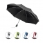 Складной зонт Drizzle, черным с зеленым - 6