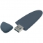 Флешка Pebble Type-C, USB 3.0, серо-синяя, 16 Гб - 1
