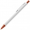 Ручка шариковая Chromatic White, белая с оранжевым - 1