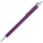 Ручка шариковая Button Up, фиолетовая с белым - 3