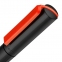 Ручка шариковая Split Black Neon, черная с красным - 9