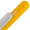 Ручка шариковая Slider Soft Touch, желтая с белым - 5