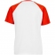 Футболка мужская T-bolka Bicolor, белая с красным - 1