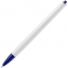 Ручка шариковая Tick, белая с синим - 3