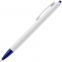 Ручка шариковая Tick, белая с синим - 1