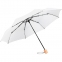 Зонт складной OkoBrella, белый - 1