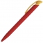 Ручка шариковая Clear Solid, красная с желтым - 1