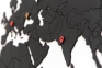 Деревянная карта мира World Map True Puzzle Small, черная - 10