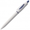 Ручка шариковая S! (Си), белая с темно-синим - 1