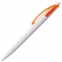 Ручка шариковая Bento, белая с оранжевым - 1