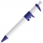 Ручка шариковая «Штангенциркуль», белая с синим - 3