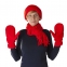 Комплект Unit Fleecy: шарф, шапка, варежки, красный - 1