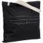 Холщовая сумка с вышивкой «Линия наименьшего сопротивления», черная - 1