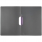 Папка Duraswing Color, серая с фиолетовым клипом - 3