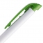 Ручка шариковая Favorite, белая с зеленым - 5
