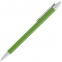 Ручка шариковая Button Up, зеленая с белым - 3